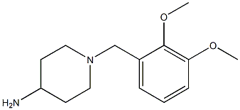 1-[(2,3-dimethoxyphenyl)methyl]piperidin-4-amine 化学構造式