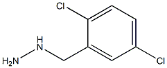 1-[(2,5-dichlorophenyl)methyl]hydrazine 化学構造式