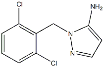 1-[(2,6-dichlorophenyl)methyl]-1H-pyrazol-5-amine Structure