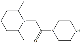 1-[(2,6-dimethylpiperidin-1-yl)acetyl]piperazine