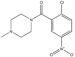 1-[(2-chloro-5-nitrophenyl)carbonyl]-4-methylpiperazine