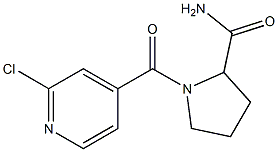 1-[(2-chloropyridin-4-yl)carbonyl]pyrrolidine-2-carboxamide