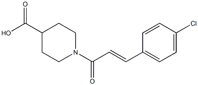  1-[(2E)-3-(4-chlorophenyl)prop-2-enoyl]piperidine-4-carboxylic acid