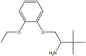 1-[(2-ethoxyphenoxy)methyl]-2,2-dimethylpropylamine Structure