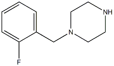 1-[(2-fluorophenyl)methyl]piperazine Structure