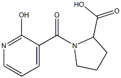 1-[(2-hydroxypyridin-3-yl)carbonyl]pyrrolidine-2-carboxylic acid Structure