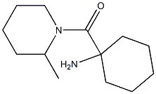 1-[(2-methylpiperidin-1-yl)carbonyl]cyclohexanamine Structure
