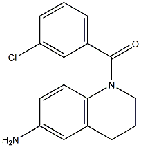 1-[(3-chlorophenyl)carbonyl]-1,2,3,4-tetrahydroquinolin-6-amine Structure