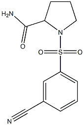 1-[(3-cyanobenzene)sulfonyl]pyrrolidine-2-carboxamide