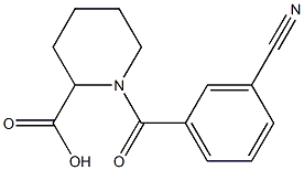 1-[(3-cyanophenyl)carbonyl]piperidine-2-carboxylic acid