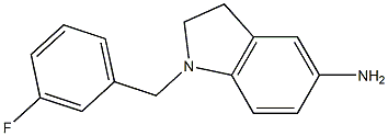 1-[(3-fluorophenyl)methyl]-2,3-dihydro-1H-indol-5-amine