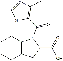  1-[(3-methylthien-2-yl)carbonyl]octahydro-1H-indole-2-carboxylic acid