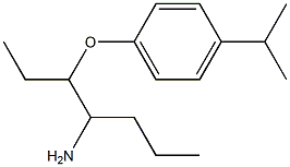 1-[(4-aminoheptan-3-yl)oxy]-4-(propan-2-yl)benzene Structure