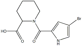 1-[(4-bromo-1H-pyrrol-2-yl)carbonyl]piperidine-2-carboxylic acid