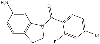 1-[(4-bromo-2-fluorophenyl)carbonyl]-2,3-dihydro-1H-indol-6-amine