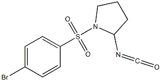 1-[(4-bromophenyl)sulfonyl]-2-isocyanatopyrrolidine