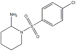 1-[(4-chlorobenzene)sulfonyl]piperidin-2-amine Structure