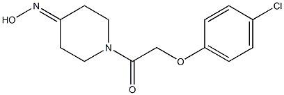  1-[(4-chlorophenoxy)acetyl]piperidin-4-one oxime
