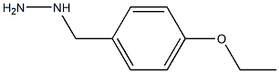 1-[(4-ethoxyphenyl)methyl]hydrazine Struktur