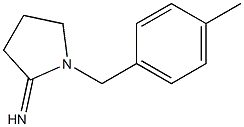 1-[(4-methylphenyl)methyl]pyrrolidin-2-imine Structure