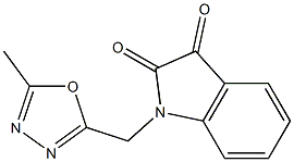 1-[(5-methyl-1,3,4-oxadiazol-2-yl)methyl]-2,3-dihydro-1H-indole-2,3-dione