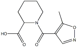  1-[(5-methylisoxazol-4-yl)carbonyl]piperidine-2-carboxylic acid