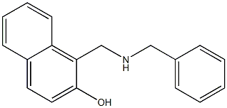 1-[(benzylamino)methyl]naphthalen-2-ol Struktur