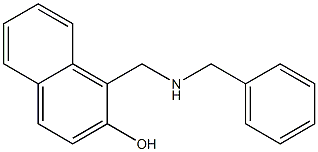 1-[(benzylamino)methyl]naphthalen-2-ol 结构式