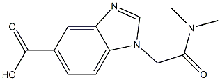 1-[(dimethylcarbamoyl)methyl]-1H-1,3-benzodiazole-5-carboxylic acid