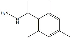 1-[1-(2,4,6-trimethylphenyl)ethyl]hydrazine,,结构式