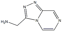 1-[1,2,4]triazolo[4,3-a]pyrazin-3-ylmethanamine 结构式