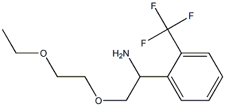 1-[1-amino-2-(2-ethoxyethoxy)ethyl]-2-(trifluoromethyl)benzene