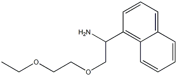 1-[1-amino-2-(2-ethoxyethoxy)ethyl]naphthalene