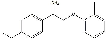  1-[1-amino-2-(2-methylphenoxy)ethyl]-4-ethylbenzene