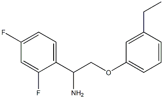 1-[1-amino-2-(3-ethylphenoxy)ethyl]-2,4-difluorobenzene