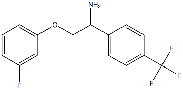  1-[1-amino-2-(3-fluorophenoxy)ethyl]-4-(trifluoromethyl)benzene