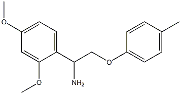 1-[1-amino-2-(4-methylphenoxy)ethyl]-2,4-dimethoxybenzene