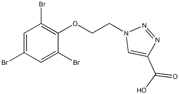 1-[2-(2,4,6-tribromophenoxy)ethyl]-1H-1,2,3-triazole-4-carboxylic acid