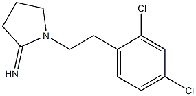 1-[2-(2,4-dichlorophenyl)ethyl]pyrrolidin-2-imine 结构式