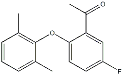 1-[2-(2,6-dimethylphenoxy)-5-fluorophenyl]ethan-1-one