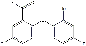 1-[2-(2-bromo-4-fluorophenoxy)-5-fluorophenyl]ethan-1-one|