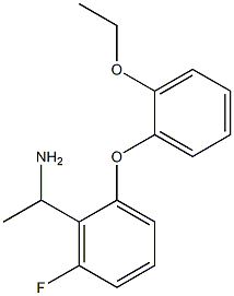 1-[2-(2-ethoxyphenoxy)-6-fluorophenyl]ethan-1-amine|