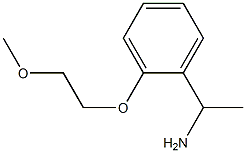 1-[2-(2-methoxyethoxy)phenyl]ethan-1-amine,,结构式