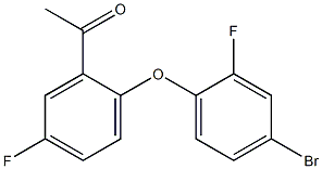 1-[2-(4-bromo-2-fluorophenoxy)-5-fluorophenyl]ethan-1-one