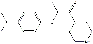 1-[2-(4-isopropylphenoxy)propanoyl]piperazine