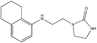 1-[2-(5,6,7,8-tetrahydronaphthalen-1-ylamino)ethyl]imidazolidin-2-one Structure
