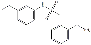 1-[2-(aminomethyl)phenyl]-N-(3-ethylphenyl)methanesulfonamide Structure