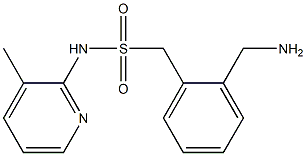 1-[2-(aminomethyl)phenyl]-N-(3-methylpyridin-2-yl)methanesulfonamide|