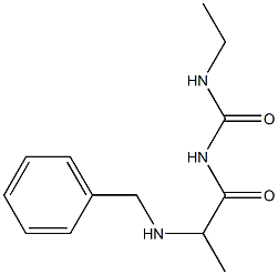 1-[2-(benzylamino)propanoyl]-3-ethylurea Structure