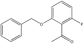 1-[2-(benzyloxy)-6-fluorophenyl]ethan-1-one Structure